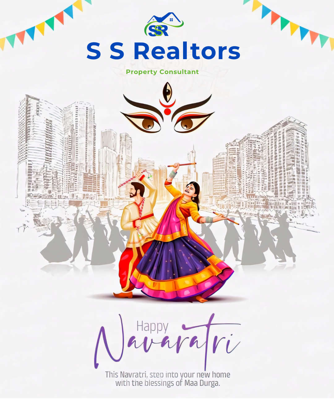 S S Realtors — Happy Navaratri